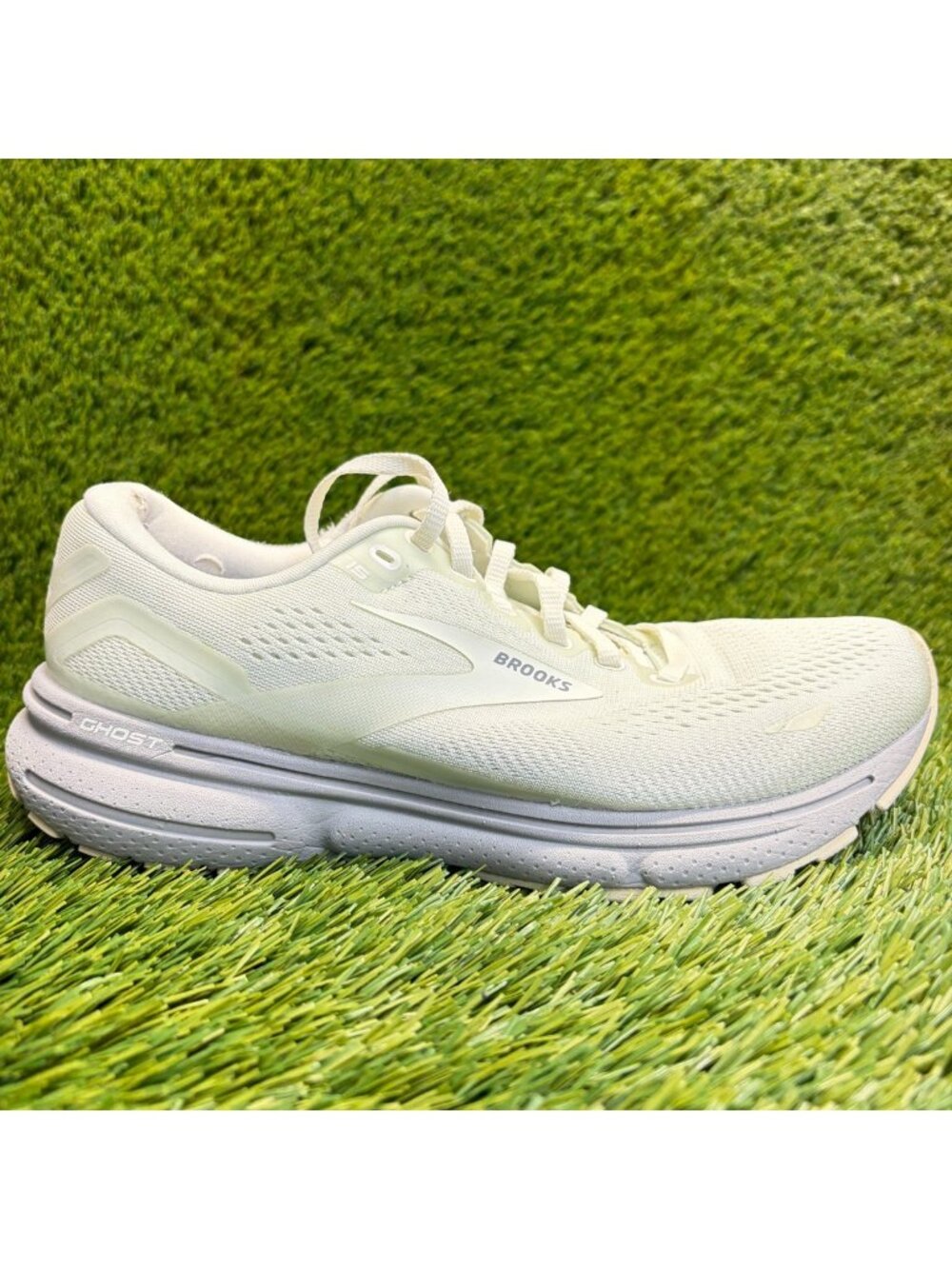Brooks Ghost 15 Womens Size 8.5 Green Silence Athletic Running Shoes Sneakers